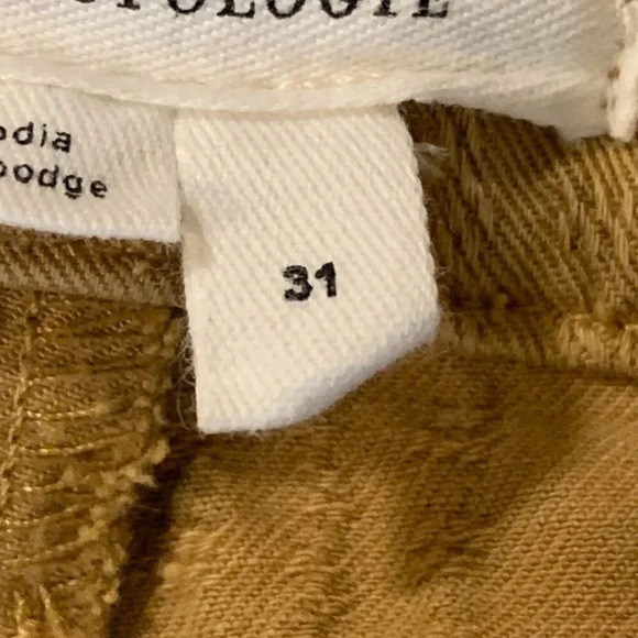 Anthropologie Women's Scout Slim Pleated Straight Leg Ankle Pants Size 31 - Picture 7 of 14